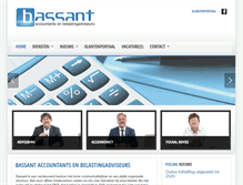 Tablet Screenshot of bassant.nl